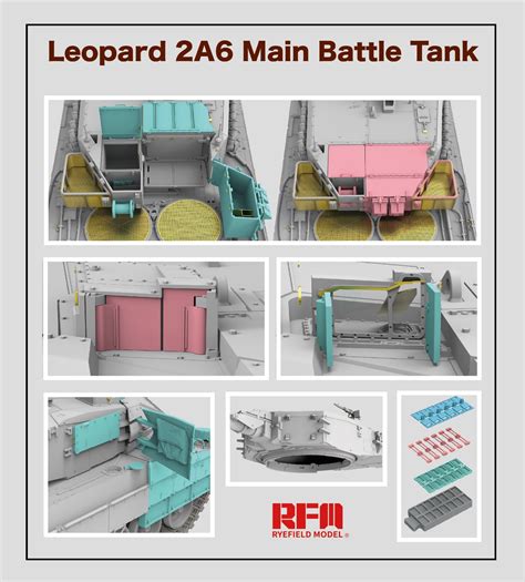 RM-5065 Leopard 2A6 Main Battle Tank-MODERN-RYEFIELD MODEL