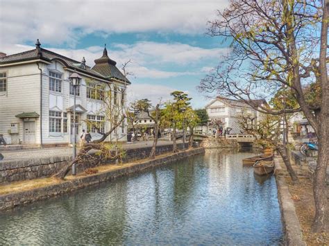 Kurashiki, Japan Canal stock photo. Image of village - 28047574