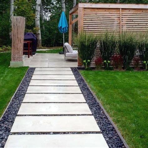 How To Make A Gravel Garden Path With Stepping Stones