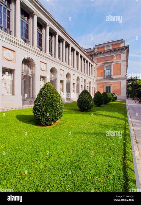 Spain, Madrid, View of the Prado Museum Stock Photo - Alamy