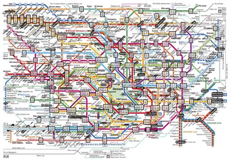 Inbetween The Lines of Tokyo's JR/Metro Maps – Randomwire