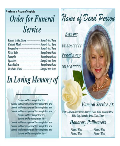 FREE 35+ Printable Obituary Samples in PDF | MS Word