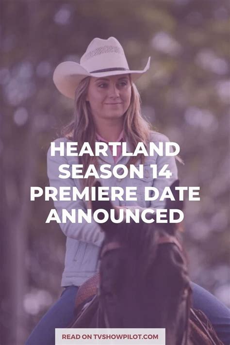 Heartland Season 14 is in Production (+ Premiere Date) | tvshowpilot.com | Heartland seasons ...