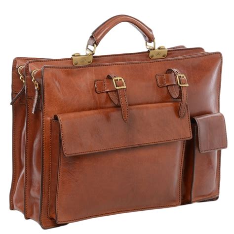 Mens Leather Work Bag Brown : 00019811 | Mens Leather Bags | The Bridge