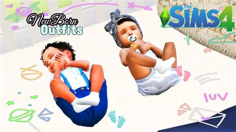 NEWBORN OUTFITS! SIMS 4 CC LIST + LINKS - YouTube