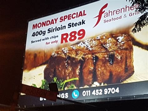 Fahrenheit Seafood & Grill, Edenvale - 1 Hudson St - Restaurant Reviews, Phone Number & Photos ...