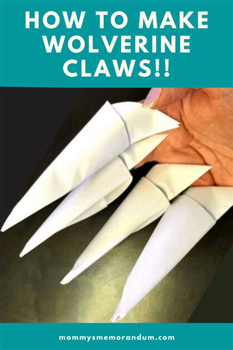 How to Make Wolverine Claws #DIY • Mommy's Memorandum