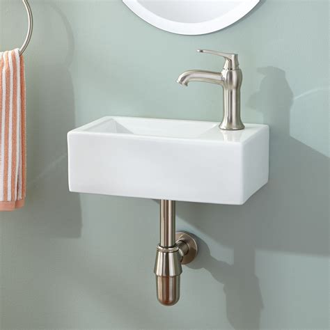 Muhlen Wall-Mount Sink - Wall Mount Sinks - Bathroom Sinks - Bathroom | Small bathroom sinks ...