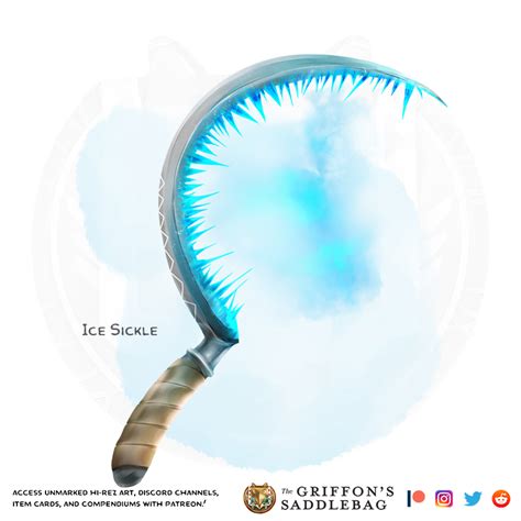 {The Griffon's Saddlebag} Ice Sickle | Weapon (sickle) : r ...