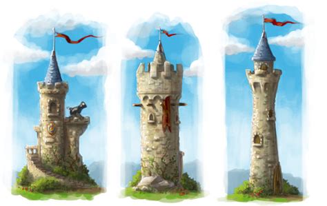 Tower concepts by bvigec on DeviantArt