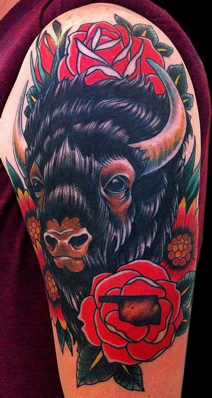 buffalo Tattoo Picture | Last Sparrow Tattoo | Buffalo tattoo, Bison ...