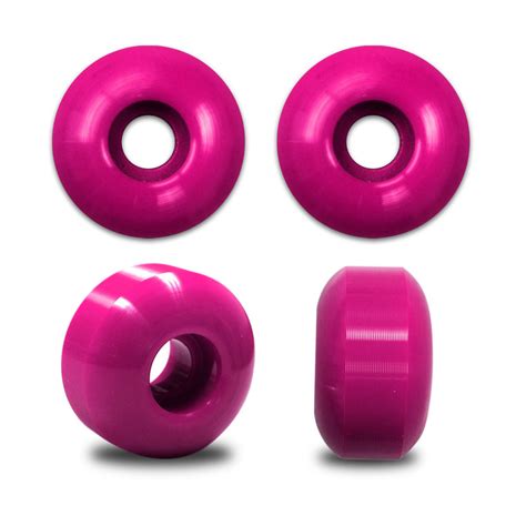 Pink BLANK Skateboard WHEELS 54mm (Set of 4)