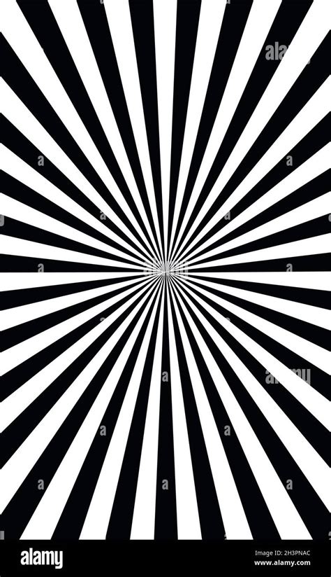 Abstract black and white sun rays - Vector Stock Photo - Alamy