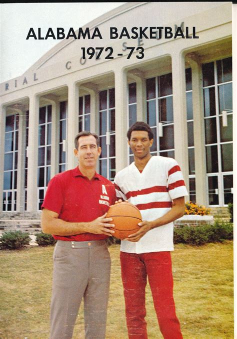 b1972 - 1973 Alabama University Basketball press Media guide ...