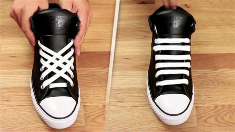 5 Coolest Ways To Tie Shoe Laces - YouTube | Shoe laces, Shoe lace patterns, Ways to lace shoes