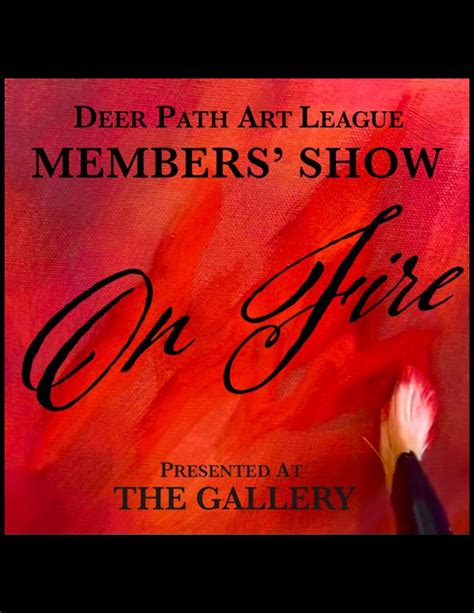 Jan 16 | The Deer Path Art League's 2024 Member Show - On Fire | Lake ...