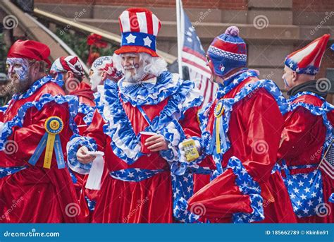 Mummers Day Parade American Patriotic Costume Editorial Stock Image - Image of parade, stars ...