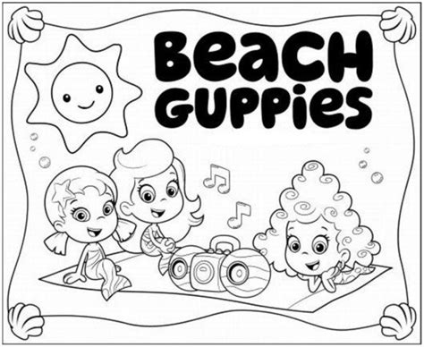 Get This Bubble Guppies Coloring Pages Free Printable 606698