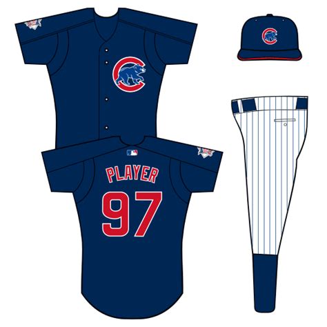 Chicago Cubs Uniform - Practice Uniform - National League (NL) - Chris ...