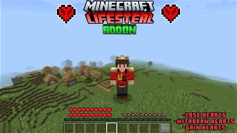 How To Download & Install Lifesteal Addon In Minecraft Bedrock | 1.21 ...