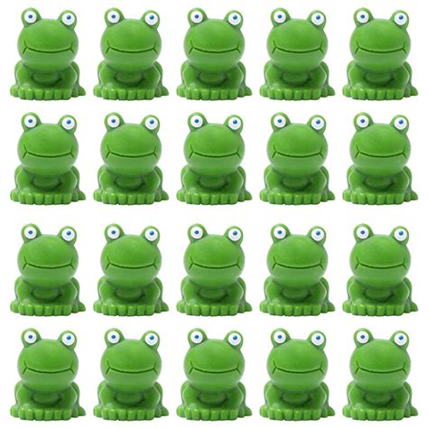 100X Little Frog Ornament Small Frogs Figurines Miniature Statue Ornaments | eBay