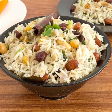 Basmati Rice Pilaf with Fruit and Nuts - 20 Mins (Video) - Veena Azmanov