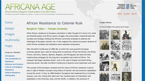 African Resistance to Colonization http://exhibitions.nypl.org/africanaage/essay-resistance.html