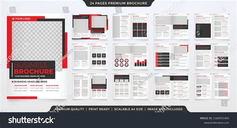 Minimalist Brochure Template Modern Concept Minimalist Stock Vector ...