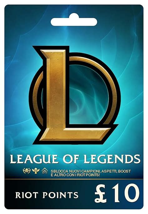 League of Legends £10 Prepaid Gift Card (1520 Riot Points): Amazon.co ...