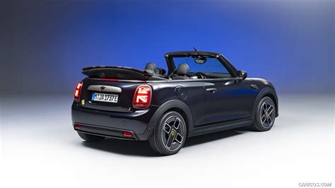 2023 MINI Cooper SE Convertible (Color: Enigmatic Black) - Rear Three ...