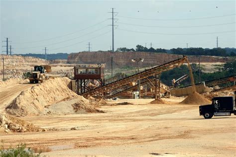 Sand & Gravel processing plant in San Antonio, TX