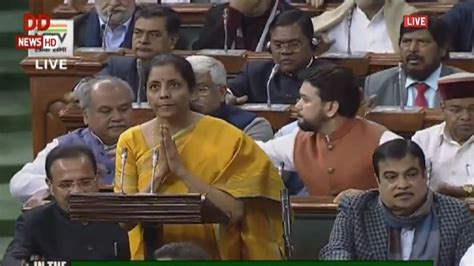 Nirmala Sitharaman Budget 2020 Speech: Full Text nirmala sitharaman full speech budget latest ...