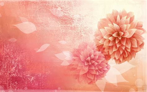 Beautifully Illustrated Vector Flower Backgrounds