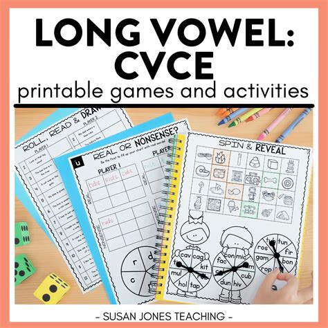 long vowel jump long vowel games printable free - roll a long vowel ...