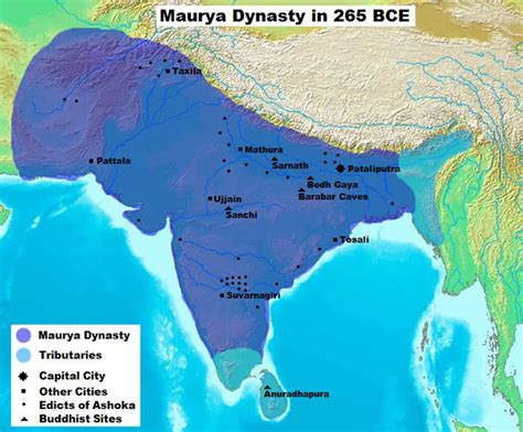 Picture Information: Map of Maurya Empire