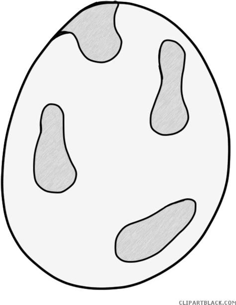 Dinosaur Egg Animal Free Black White Clipart Images - Neighbourhood ...