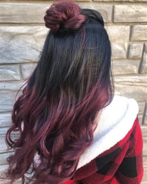 12 Burgundy & Maroon Ombre Hairstyles That Scream Wao