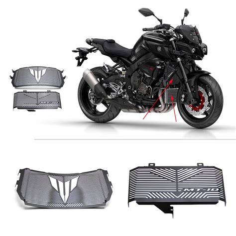 Motorcycle Accessories Black Radiator Guard Protector Grille Grill ...