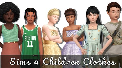 30 CC's of amazing The Sims 4 kids clothes! — SNOOTYSIM (2023)