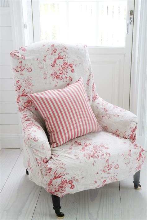 Shabby Chic Wingback Chair Slipcovers - simplythinkshabby