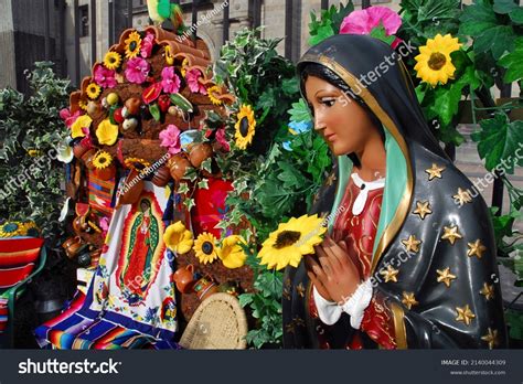 Statue Our Lady Guadalupe Virgin Guadalupe Stock Photo 2140044309 | Shutterstock