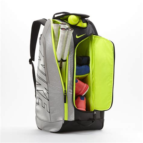 Nike Court Tech 1 Racket Bag - Black/Silver - Tennisnuts.com