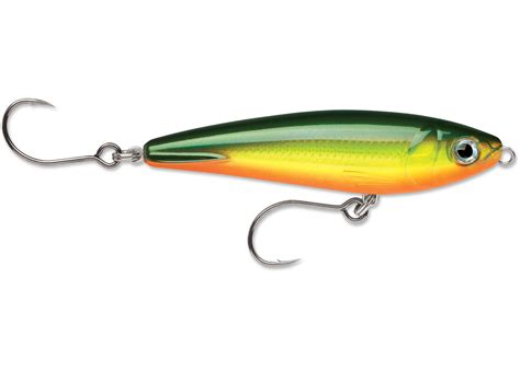 Rapala X-Rap Saltwater SubWalk 09 Fishing Lure - Hot Olive - 3 1/2" - Runs 0-2' - Walmart.com ...