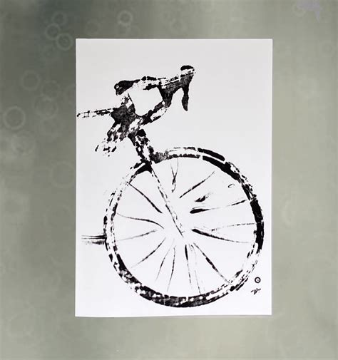 Bicycle Art Greeting Cards – Road Bike bicibits