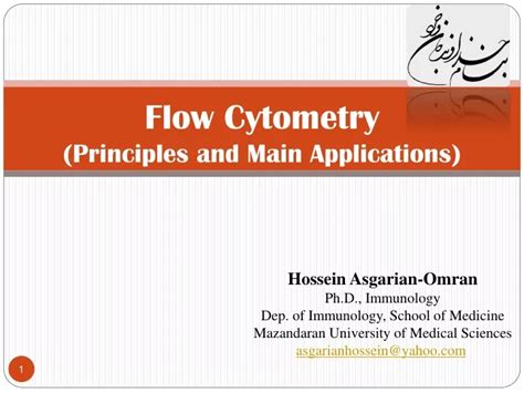 PPT - Flow Cytometry (Principles and Main Applications) PowerPoint Presentation - ID:9310227