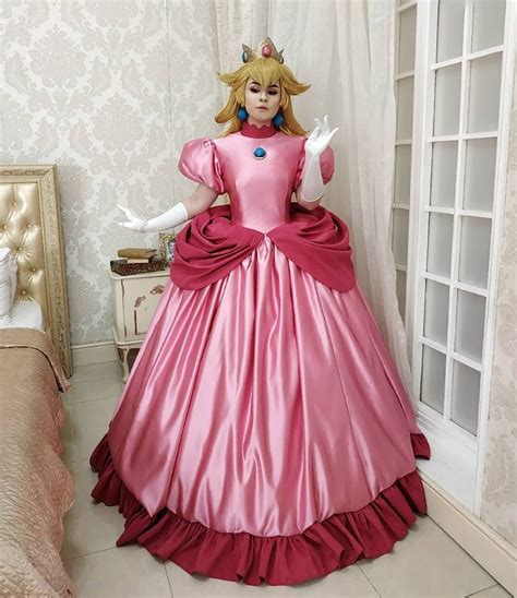 Princess Peach Mario cosplay costume made to order item | Etsy