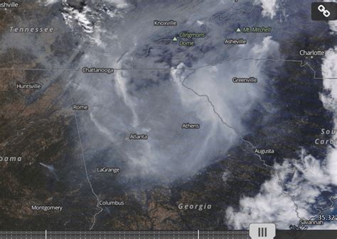 Today's satellite picture of the smoke over Georgia : r/Georgia