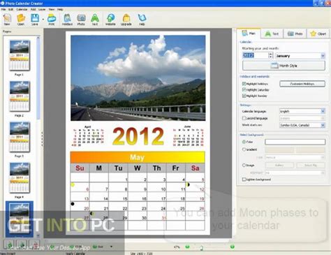 Photo Calendar Creator Plus Free Download