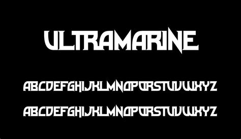 Ultra Marine free font