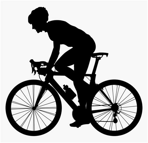 Style,cycling,spoke - Road Bike Vector Silhouette, HD Png Download - kindpng